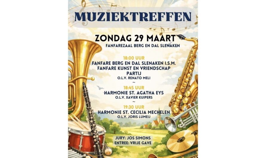 Muziektreffen 2026 Fanfare Berg & Dal
